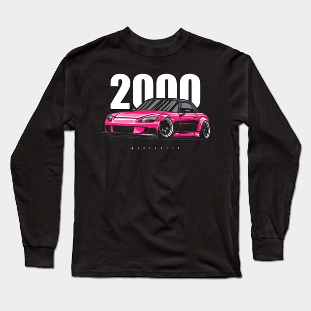 Pink S2K Long Sleeve T-Shirt by Markaryan